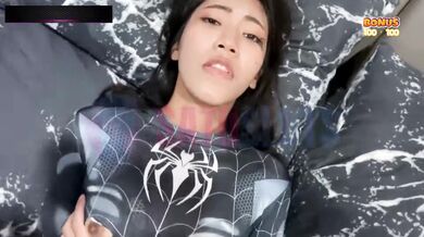 Bokep Indo - Spidergirl Toket Besar Nggak Bisa Menahan Sisi Sangenya