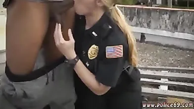Cute brunette babe Break-In Attempt Suspect has to pulverize