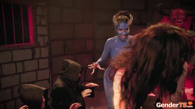 Transpirella anals to get the upper hand on Satan and demons