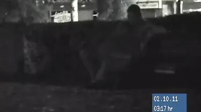 Hardcore voyeur bang at public place