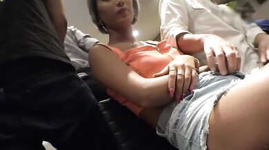 Japanese mommy getting her juicy asian pussy fingered