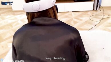 Stepson boinks his super-fucking-hot stepmom in virtual reality - super pounding