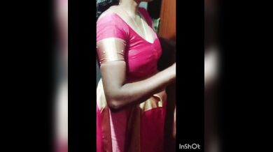 Selvi saree exposeing boob