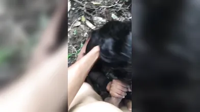 Morena Tomando Porra No Mato