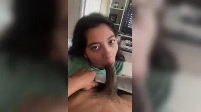 Namorada Chupando E Levando Gozada Na Cara