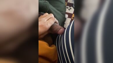 pervt husband rubbing cock on ass
