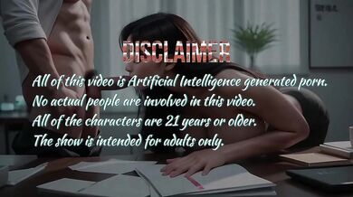 Boss Fucking AI Asian Secretary In The Office