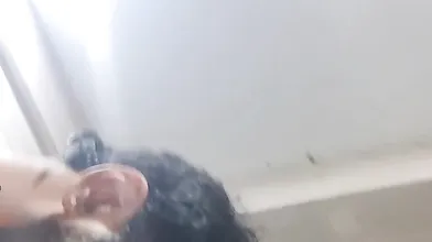 milf babe givng blowjob and take cum in mouth two
