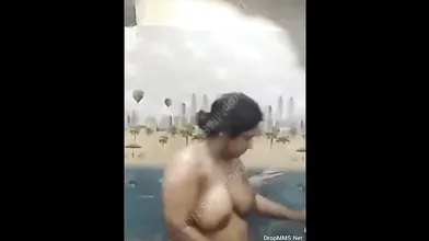 Paid HouseWife had bath