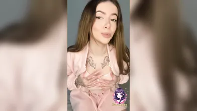 Adrianna Savu, romps on my back, enormous tits, solo, bombshell in horny act.