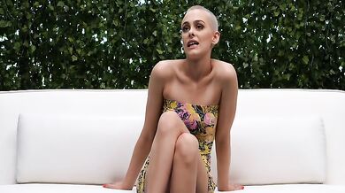 Small tit girl loves to masturbate