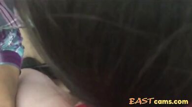 Indonesian Maid Sucks White Cock