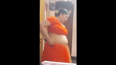 big tits milf changing Her Dress Captured By husband