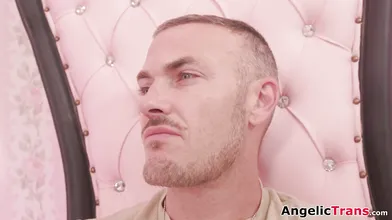 Come suck my trans dick soldier boy before you anal fuck me
