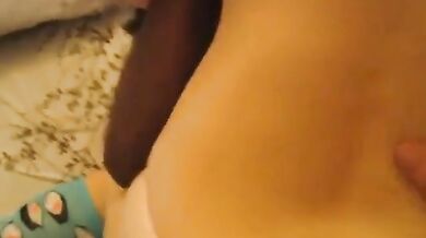 Cuckold's Pigtailed Girl Takes on BBC