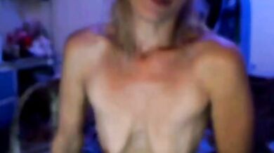 Sad Girl Insults Her Own Empty Saggy Breasts