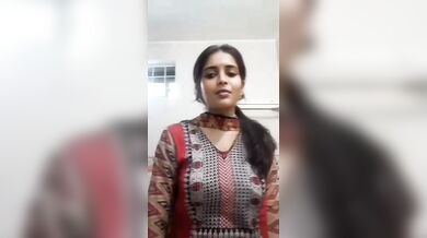 Gouthami reddy manthena removing dress in bathroom showing white bra with boobs