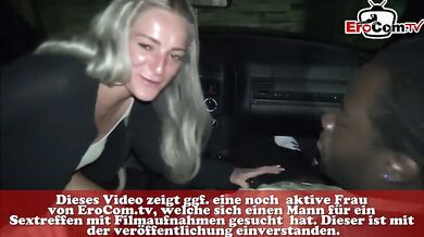 Blowjob In The Car In Public Parking Lot