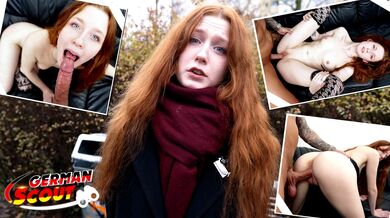GERMAN SCOUT - Redhead Alice Seduce Sex
