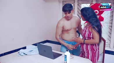 Indian Hot Stepmom Teaching Sex To Her Stepson In The Private Room