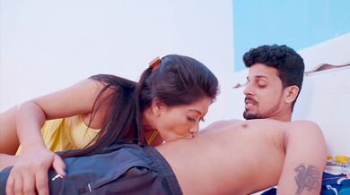 Naughty Husband Seduces Her Sexy Wife On The Bed