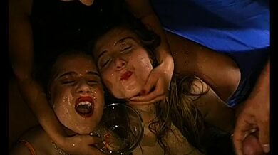 Lovely brunette Valerie in group sex
