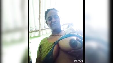 Friend mom boob press