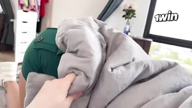 Busty mom and son's hottest pal share bed, torrid XXX activity ensues!