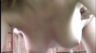 Petite brunette babe is getting doggystyled