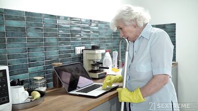 Norma, the Horny Cleaning Lady