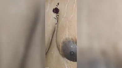 Tamil Wife bathing