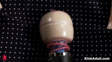 Lexi Swallow Crazy Orgasm With Magic Wand Vibrator And Intruder Fuck Machine