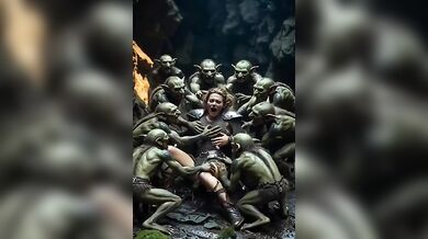 Elf Warrior Vs Goblins