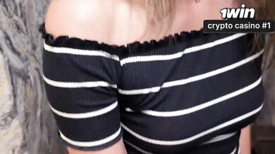 She's a bitch who likes to blow and swallow cum.