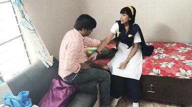 College GF Fucked Master At Home
