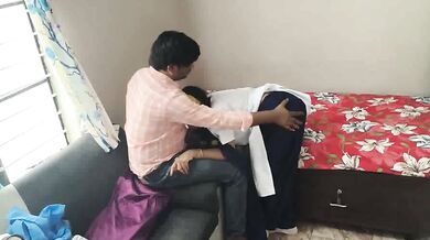 College GF Fucked Master At Home