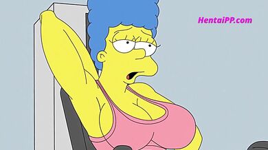 Marge And Bart In The Gym XXX Parody