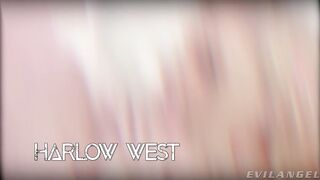 Harlow West: Gaping Anal & A2M Newbie