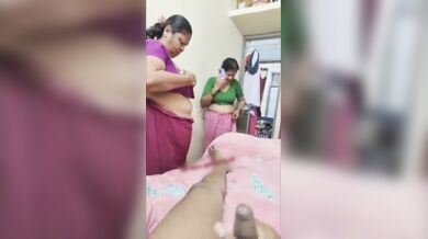 Tamil Mature Auntys Getting Ready For Fucking With Young Guy Clear Talking