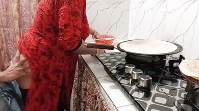 106 Indian Stepmom In Cooking Kitchen