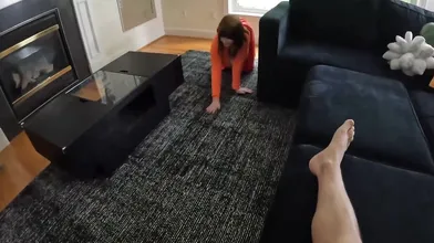 Big Breast Slut Makes A Spanish Handjob