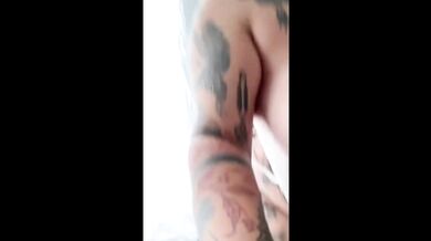 Tattooed Slut Masturbates