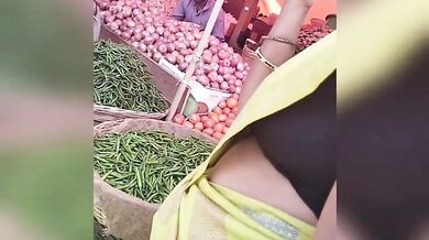 Saree navel side boob