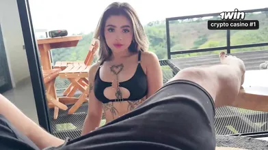 Hot Colombiana honey Nath Gomez7 loves a enormous dick! Latina teen blowjob in H