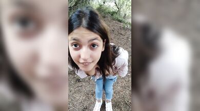 DeshiMixed PUBLICPLACE Young Girl In The Forest