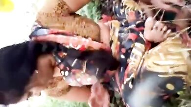 Hindi PublicPlace Field Aunty