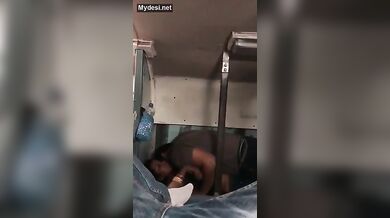 Hindi PublicPlace Indian Couple Caught In A Train