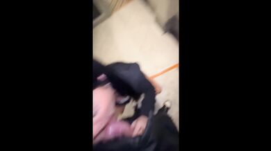Slut Gets Fucked In The Building Lobby