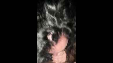 Slut Sucks A Hairy Guy's Small Dick