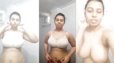 Indian Girlfriend Saying "Sorry" And Surprising Lover Mms Nude TG - @BuyPremium69